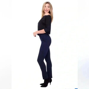 Up Thincredible Fit Blue Full Length Slim Tummy  Control Pants Size 12